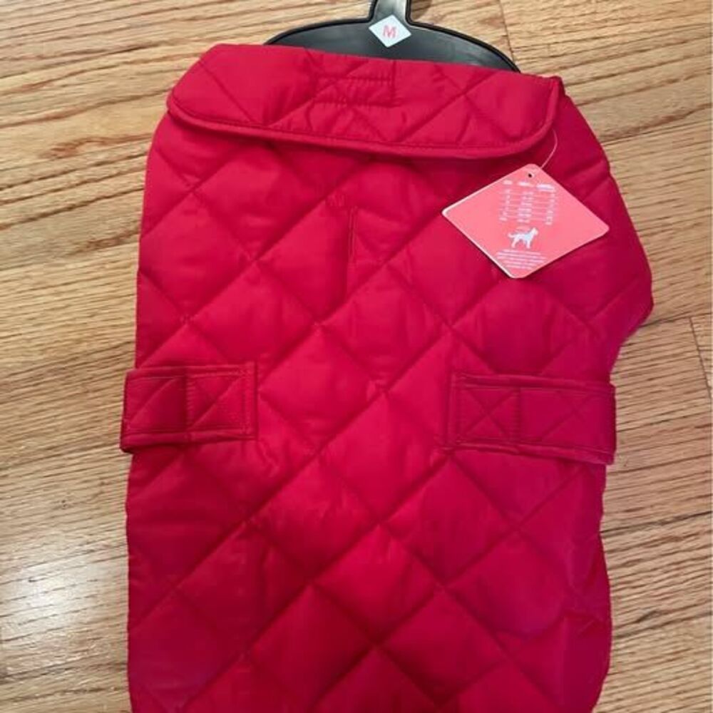 New With Tags Dog Red Vest Medium